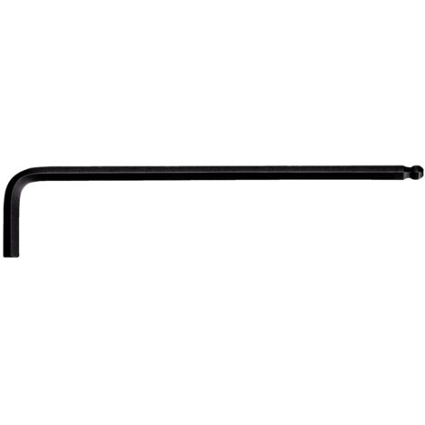 Kugelkopf-Innensechskant-Winkelstiftschlüssel phosphatiert, lang, 1,5 mm
