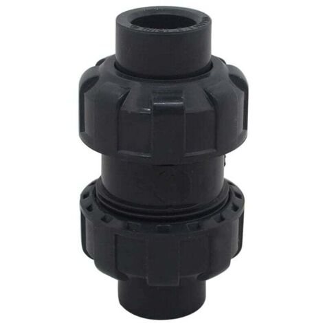 Kugelrückschlagventil 20 25 32 40 50 63 mm Schwimmbecken-Rückschlagventil Rückschlagventil Rückflussverhinderer PVC-Ventil Rückschlagventil (Innendurchmesser 40 mm)