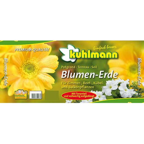 Kuhlmann Premium Blumenerde Pflanzenerde Universalerde von Kuhlmann, 45 Liter, 00091
