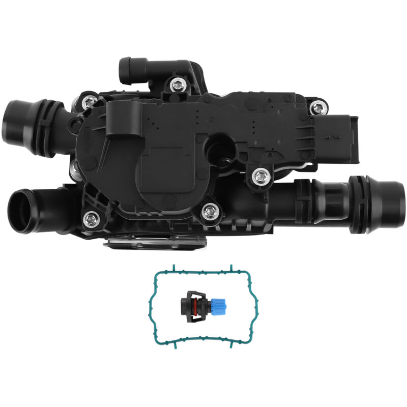 Image of Kühlmittelthermostat Thermostat for Peugeot 208 308 Citroen Berlingo B9 1.6 HDi