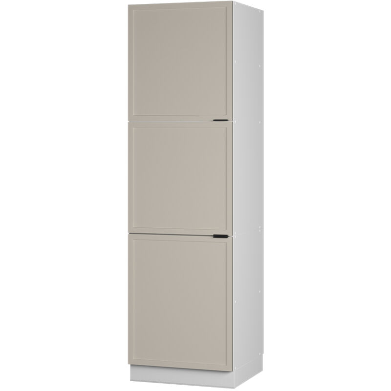 Herdumbauschrank Fame-line, Graubeige, 60 Cm, Vicco