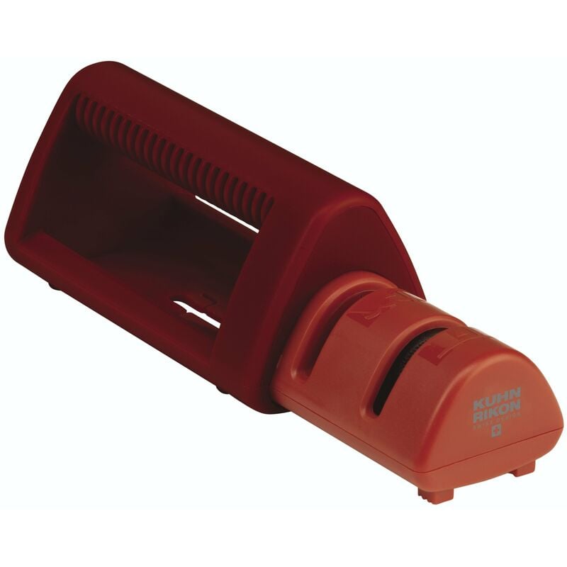 Image of Kuhn Rikon - 22193 knife sharpener - knife sharpeners (Red, 60 x 160 x 60 mm)