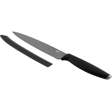 Kuhn Rikon-Coltello Multiuso Titanio seghettata in Grafite