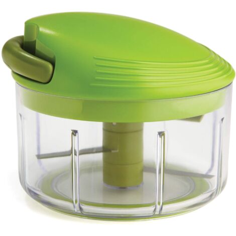 Kuhn Rikon Trita verdure con lame in acciaio inox, tritatutto con base antiscivolo, facile da usare, accessorio da cucina essenziale da 650 ml