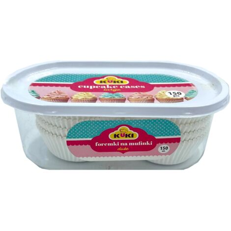 KUKI Muffinförmchen, 1 Packung – 150 Stück