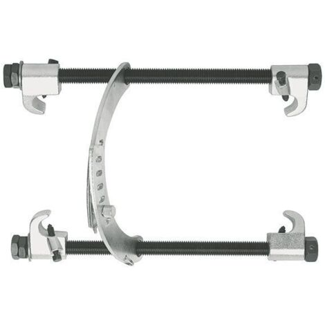 KUKKO 65-0 - Compresseur de ressort d'amortisseur universel (Profondeur 100-200 mm, Ø 110-180 mm, Puissance 2T / 20kN mm)
