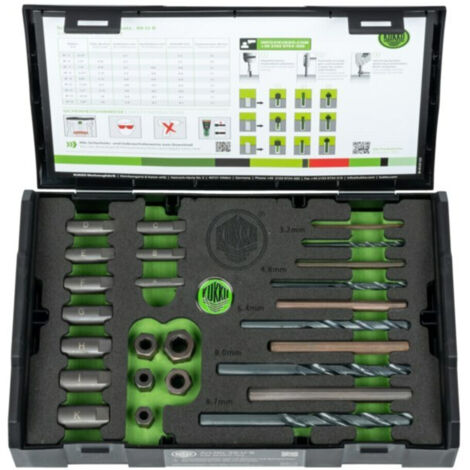 kukko Schraubenausdrehersatz 49-U-B M 5 - M 16 -