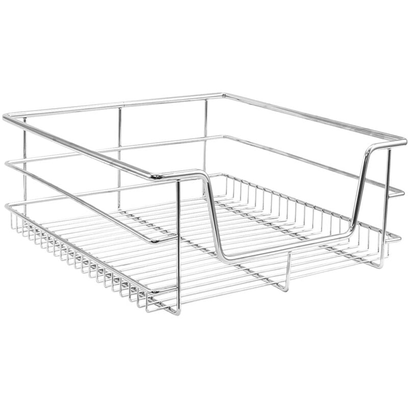 

3 Cestos Extraíbles para Mueble de Cocina de 40cm de Ancho con Guías Telescópicas - Kukoo