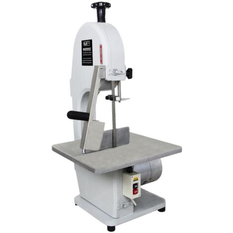 KuKoo 750W Sierra para Cortar Huesos Carnes Congelados Eléctrica Sierra de Cinta Profesional para Carne Grosor de Corte 4 - 180 mm Mesa de Trabajo 38 36.5 mm Multifuncional