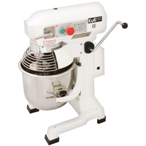 Kukoo - Robot da Cucina Multifunzione 10 Litri con Uncino a Spirale per Impasto, Frusta e Sbattitore