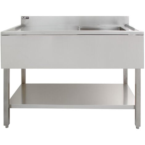 KuKoo Stainless Steel Catering Sink - Left Hand Drainer