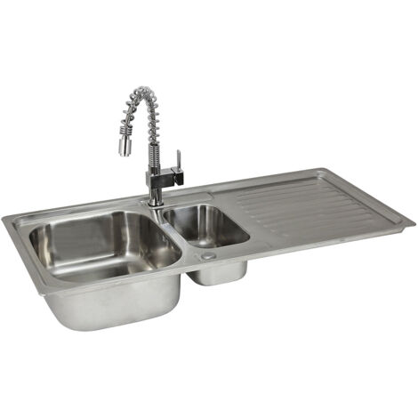 Kukoo Steel Sink and Rainbow Tap
