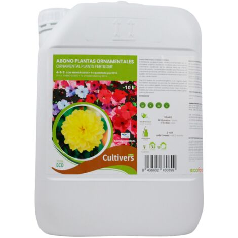 Kultiver DÐ©nger Zierpflanzen Ð™ko -kolische Libic 10 l