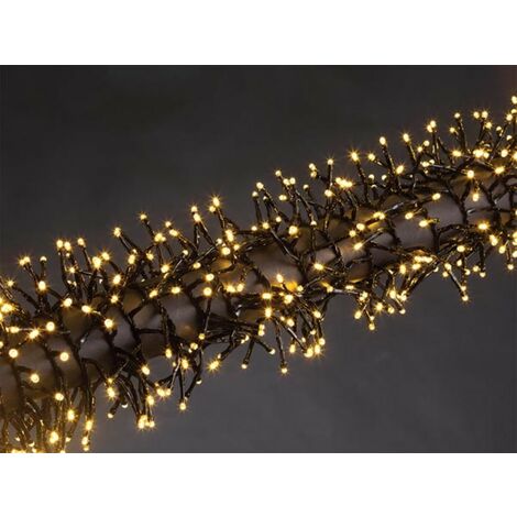 KUMA LED - 12 m - 1020 LED - Blanc chaud - câble noir - modulateur - 31 V
