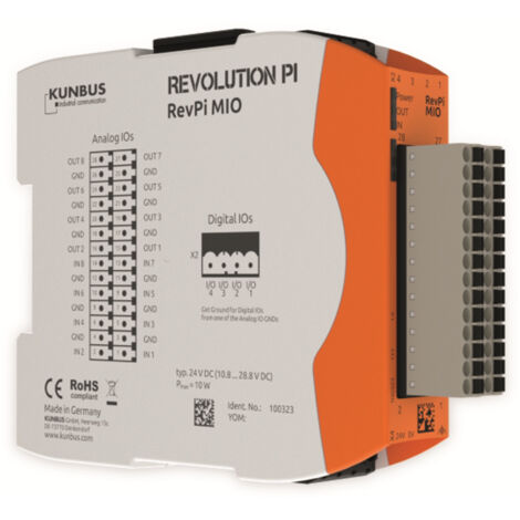 KUNBUS Revolution PI Erweiterungsmodul RevPi MIO PR100323