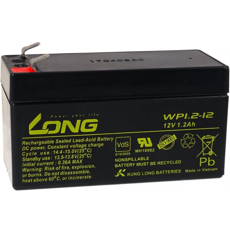 

Powery - Kung Long Batería plomo WP1.2-12 VdS_v950
