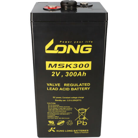 Kung Long MSK300 2Volt 300Ah AGM Blei Akku Pb