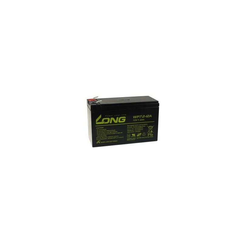 

Powery - KungLogn Batería plomo MP7,2-12B VdS Equivalente con FIAMM Modelo FG20722
