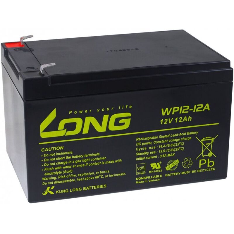 

Powery - KungLong Batería de Reemplazo para Modelismo Barcos Caravanas Autocaravanas 12V 12Ah