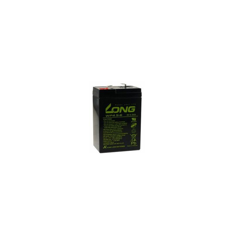 

Powery - KungLong Batería plomo WP4.5-6 Equivalente con FIAMM Modelo FG10451