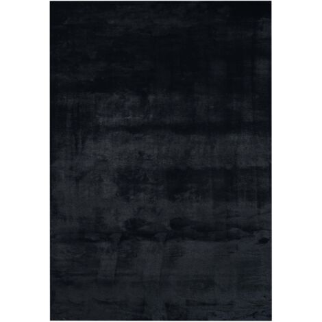 Kunstfellteppich MIRPUR Schwarz 160 x 230 cm
