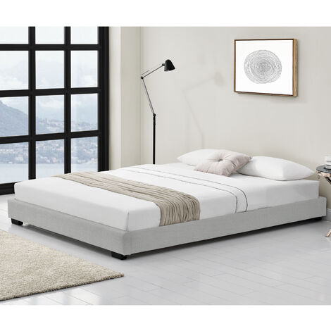 Kunstlederbett Masari 140x200 cm Weiß Corium