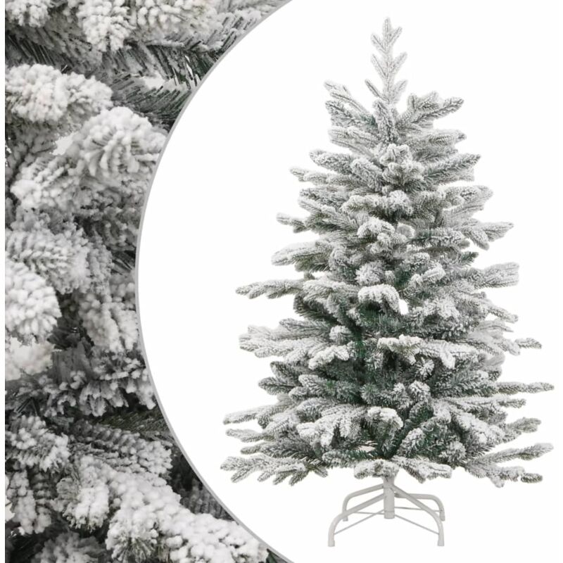 Künstlicher Weihnachtsbaum Klappbar Beschneit 150 Cm - Vidaxl