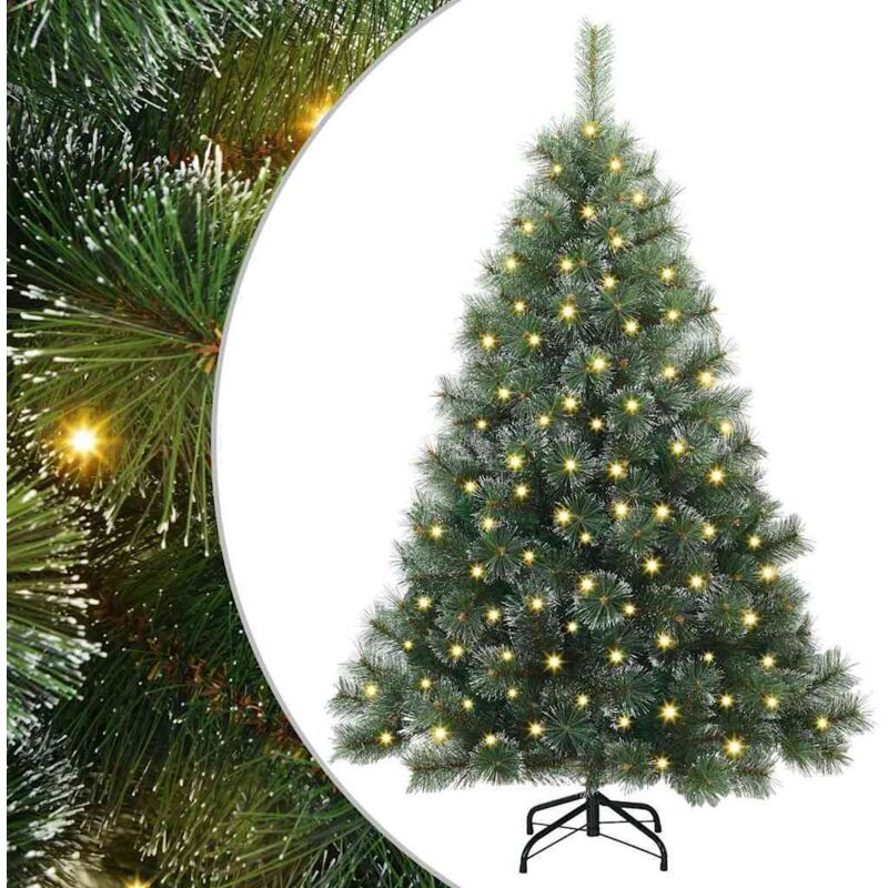 Künstlicher Weihnachtsbaum Mit 150 Leds Grün 150 Cm Pe Und Pvc Vidaxl