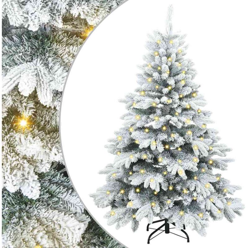 Künstlicher Weihnachtsbaum Mit 150 Leds Grün 150 Cm Pe Und Pvc Vidaxl