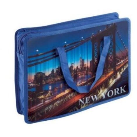 Kunstmappe mit New York-Print