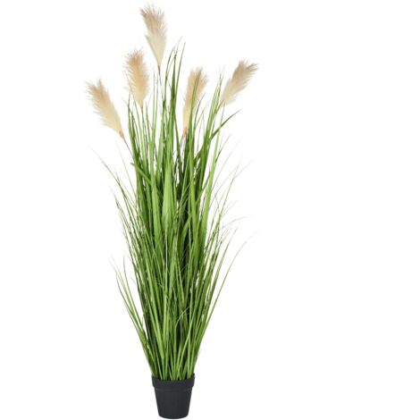 Kunstpflanze PAMPAS GRASS 130 cm Grün