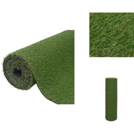 Kunstrasen 1x5 m /20 mm Grün - Kunstgras - Kunstrasen - Grüner Rasen - Dekorative Pflanzen - Gartengestaltung