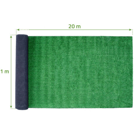 Kunstrasen ORSO 1m x 20m - 7mm