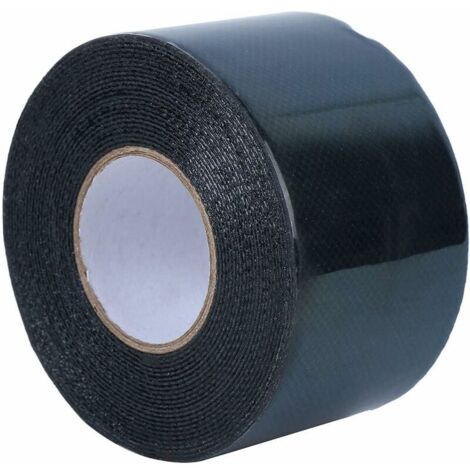 Kunstrasenband 50 mm x 5 m Schwarz, selbstklebendes Band für Kunstrasen