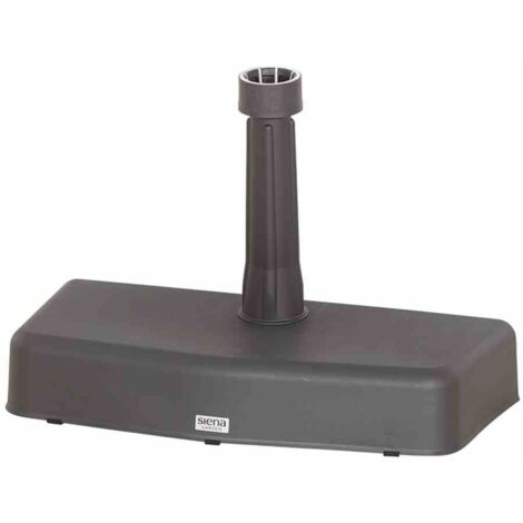Kunststoff Balkon Schirmständer 20 kg Kunststoff weiß, für Schirmstöcke 19-36 mm