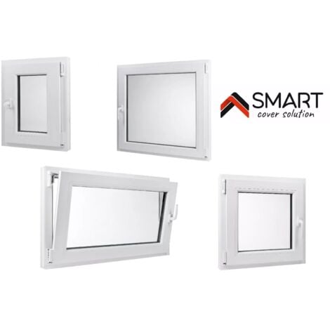 BRAVO THE SMART SOLUTION 60 cm x 90 cm Anschlagrichtung Links inklusive Fenstergriff