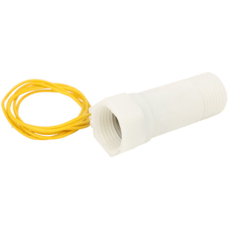 Kunststoff-Kolben-Durchflusssensor, G1/2-Außen-/Innengewinde, DC 0–110 V