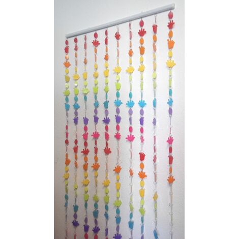 Kunststoff LE PIED TÜRVORHANG Maße 90x200cm