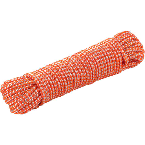 Kunststoff Multifunktionsseil 15 m PA orange 5,4mm Mehrzweckseil Universal Seil