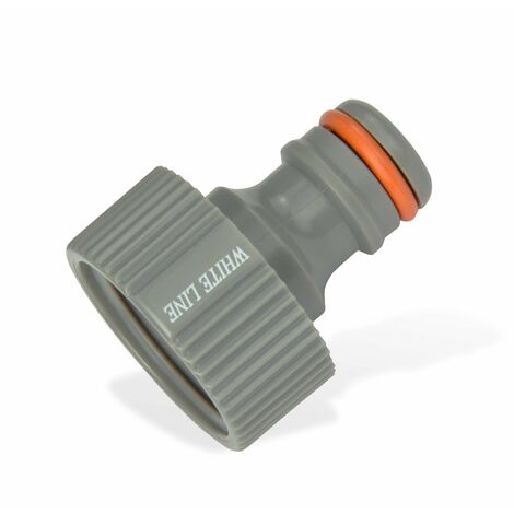 Kunststoff Steckkupplung 3/4" 26,5mm Hahnstück Klick-Stecksystem