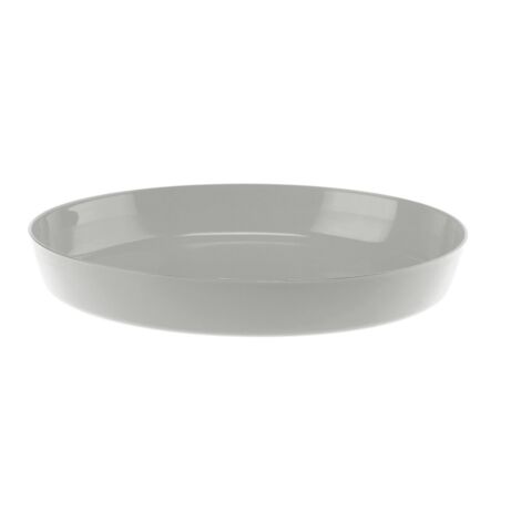 Kunststoff-Topfständer CRISTAL 23,8 cm, glänzend grau