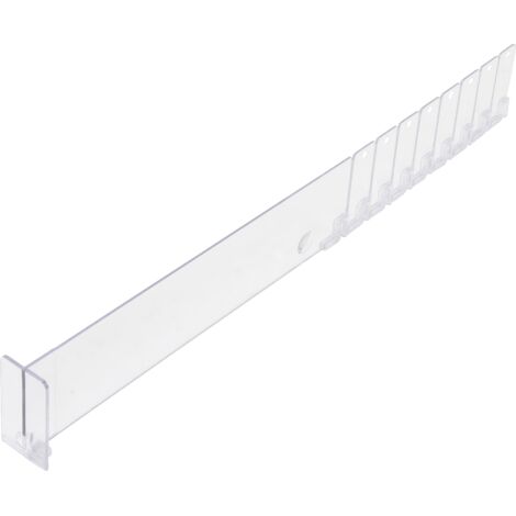 Kunststoff-Trenner  transparent  285 / 480 x 60 mm
