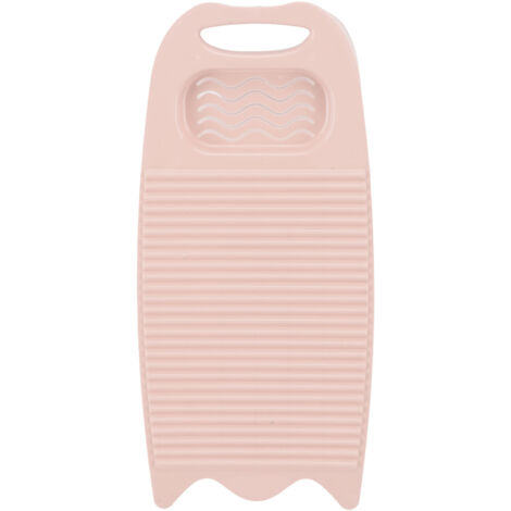 Kunststoff-Waschbrett mit Seifenschale – Rosa Handwaschbrett – Preiswert und langlebig – Spüle