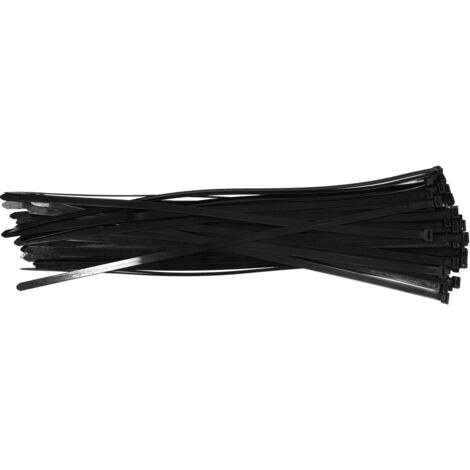 KUNSTSTOFFBÄNDER 500X7,6 50 STK. SCHWARZ YT-70655 YATO