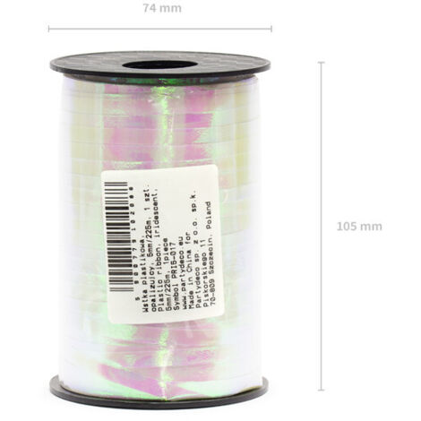 Kunststoffband, irisierend, 5mm/225m