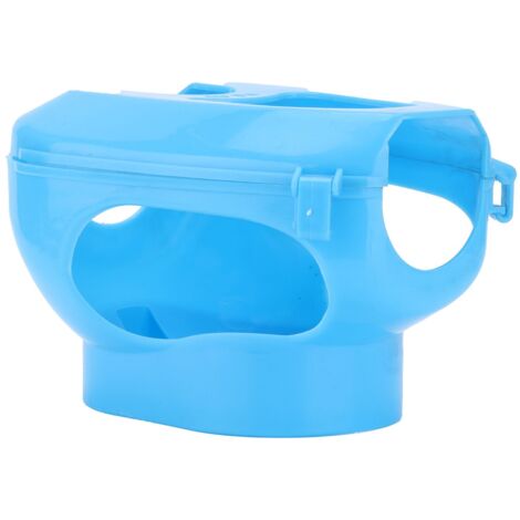 Kunststoffbehälter für Medikamente und Futter, Wasserflaschenhalter für junge Brieftauben, Blau