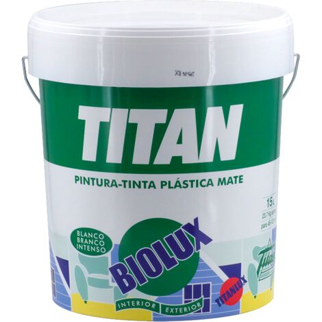 Kunststofffarbe innen/außen matt biolux 4l titan a62000804
