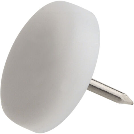 Kunststoffgleiter weiß 20 mm