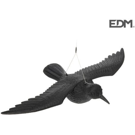 Kunststoffkrähe (fliegend) 57 cm EDM
