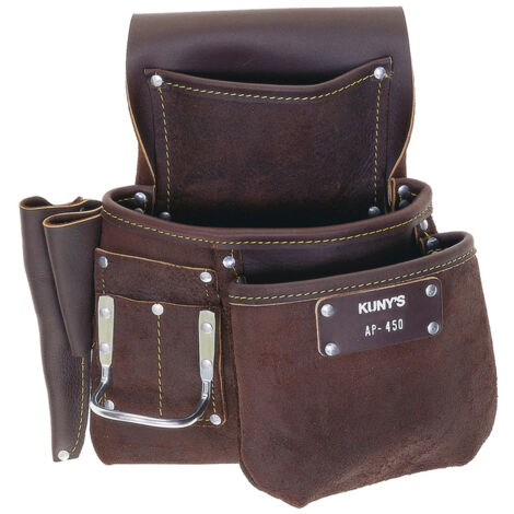 Kunys AP-450 Leather Journeyman Half Apron